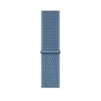 Ремінець Apple watch 38/40/41/42 Series 10/mm Nylon Sport Loop Cape Cod Blue
