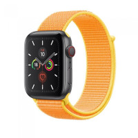 Ремінець Apple Watch 42/44/45/46/49 mm Nylon Sport Loop Canary Yellow