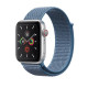 Ремінець Apple Watch 42/44/45/46/49 mm Nylon Sport Loop Cape Cod Blue