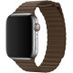 Ремінець Apple watch 38/40/41/42 Series 10/mm Leather Loop Brown