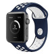 Ремінець Apple Watch 42/44/45/46/49 mm Sport Nike Blue White