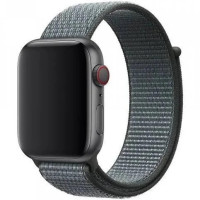 Ремінець Apple watch 38/40/41/42 Series 10/mm Nylon Sport Loop Gray