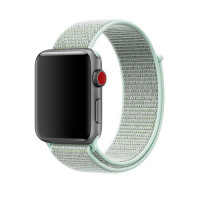 Ремінець Apple watch 38/40/41/42 Series 10/mm Nylon Sport Loop Mint