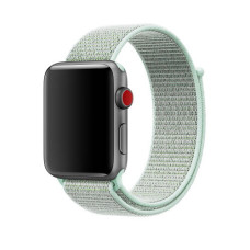 Ремінець Apple watch 38/40/41/42 Series 10/mm Nylon Sport Loop Mint