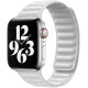 Ремінець Apple watch 42/44/45/46/49 mm Leather Loop White