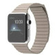Ремінець Apple watch 42/44/45/46/49 mm Leather Loop Stone