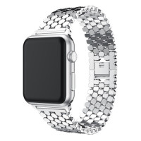 Ремінець Apple Watch 42/44/45/46/49 mm Paco Rabanne Silver