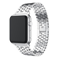 Ремінець Apple watch 38/40/41/42 Series 10/mm Paco Rabanne Silver