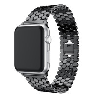 Ремінець Apple watch 38/40/41/42 Series 10/mm Paco Rabanne Black