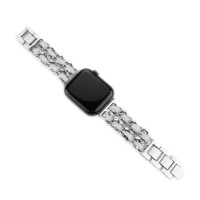 Ремінець Apple watch 42/44/45/46/49 mm Chanell silver white