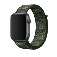 Ремінець Apple Watch 42/44/45/46/49 mm Nylon Sport Loop Dark Olive