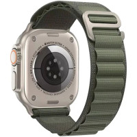 Ремінець Apple watch 38/40/41/42 Series 10/mm Alpine Loop green