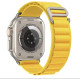 Ремінець Apple watch 38/40/41/42 Series 10/mm Alpine Loop yellow