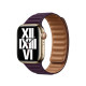 Ремінець Apple watch 38/40/41/42 Series 10/mm Leather Link dark cherry