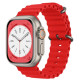 Ремінець Apple Watch 42/44/45/46/49 mm Ocean Band red