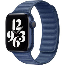Ремінець Apple Watch 42/44/45/46/49 mm Leather Link baltic blue