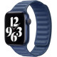 Ремінець Apple Watch 42/44/45/46/49 mm Leather Link baltic blue