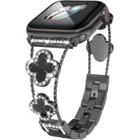 Ремінець Apple watch 38/40/41/42 Series 10/mm Van Cleef black