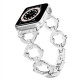 Ремінець Apple Watch 42/44/45/46/49 mm Lady band Rings Brilliant silver