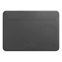 Папка конверт Wiwu Skin Pro2 Leather для MacBook Air/Pro 13'' (2018-2020) gray