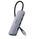 Перехідник adapter Hub Type-C 5in1 Wiwu Alpha 4xUSB, Type-C gray 541BC