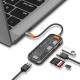Перехідник adapter USB-C Hub Cyver 5in1Wiwu CB005 gray