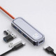 Перехідник adapter Hub Type-C 5in1 PD Multifunction Rock gray