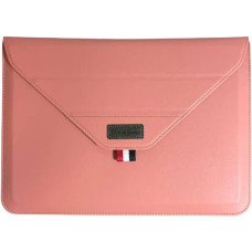 Папка конверт для MacBook PU sleeve stand 13''-14'' pink