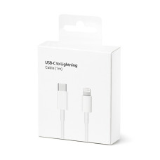 Кабель USB-C to Lightning Cable Original (1m) in Box білий
