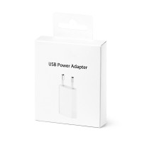Зарядний пристрій 5W USB Power Adapter 1:1 in Box білий